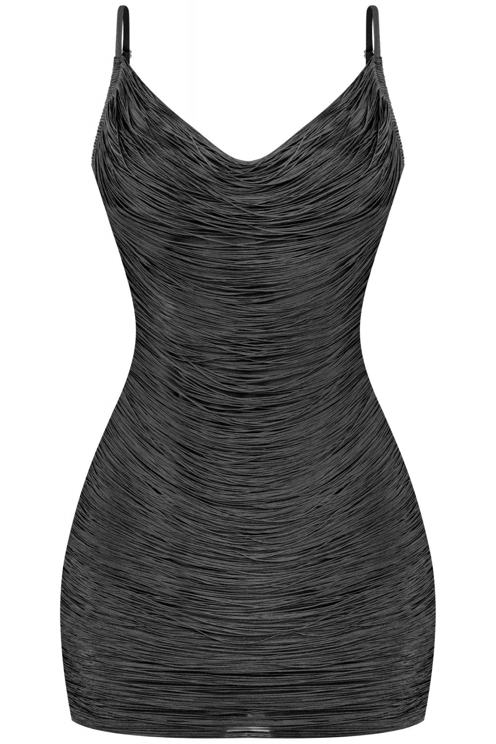 Feeling Hot Fringe Mini Dress Black - Style Delivers