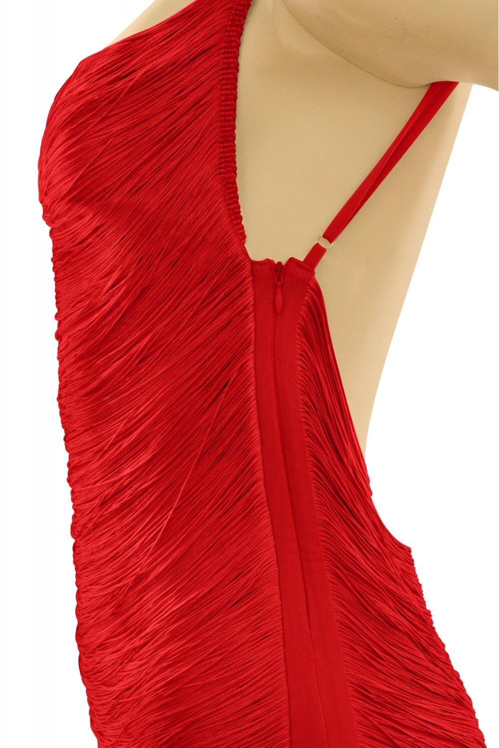 Feeling Hot Fringe Mini Dress Red - Style Delivers