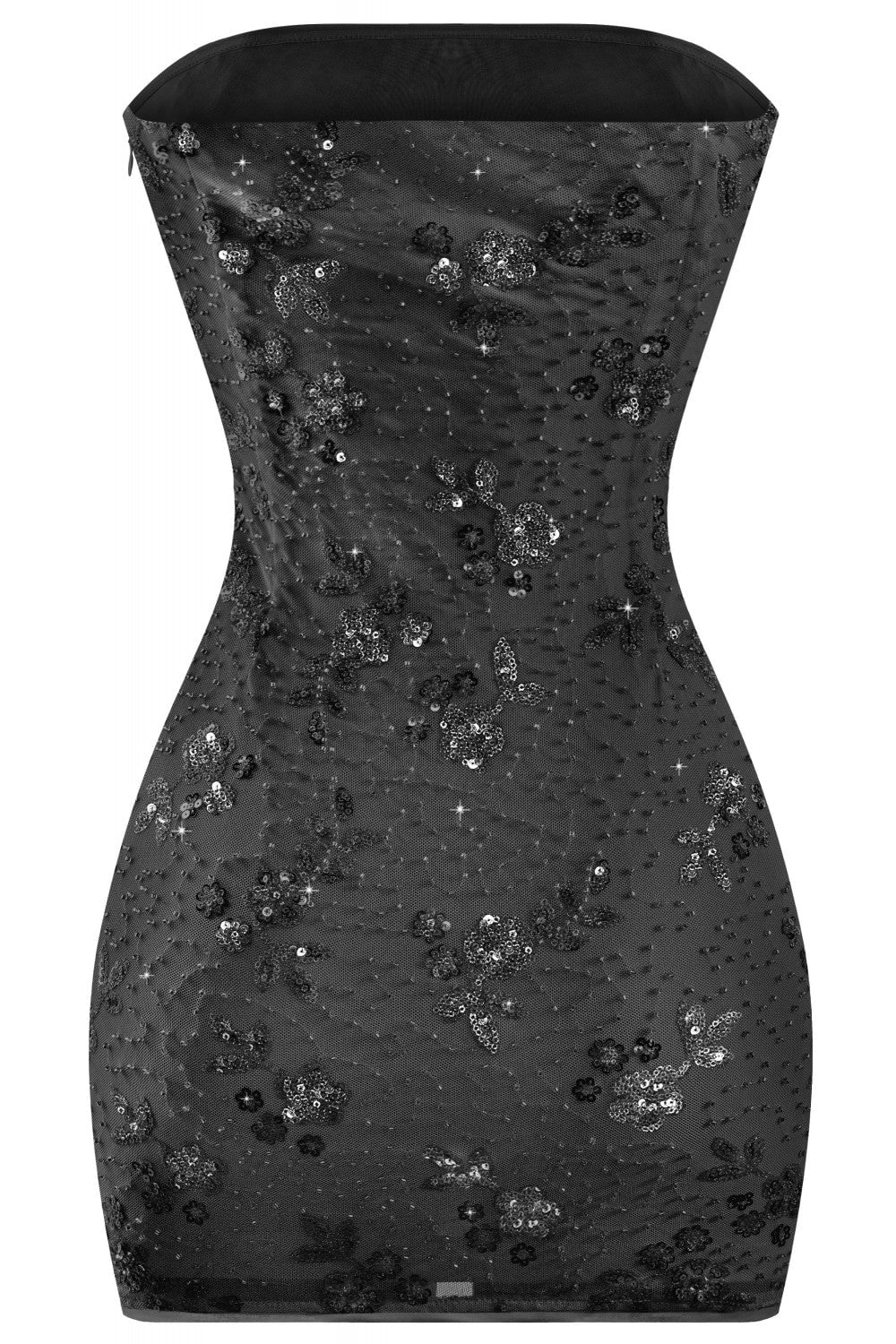 La Rochette Strapless Mini Dress Black - Style Delivers