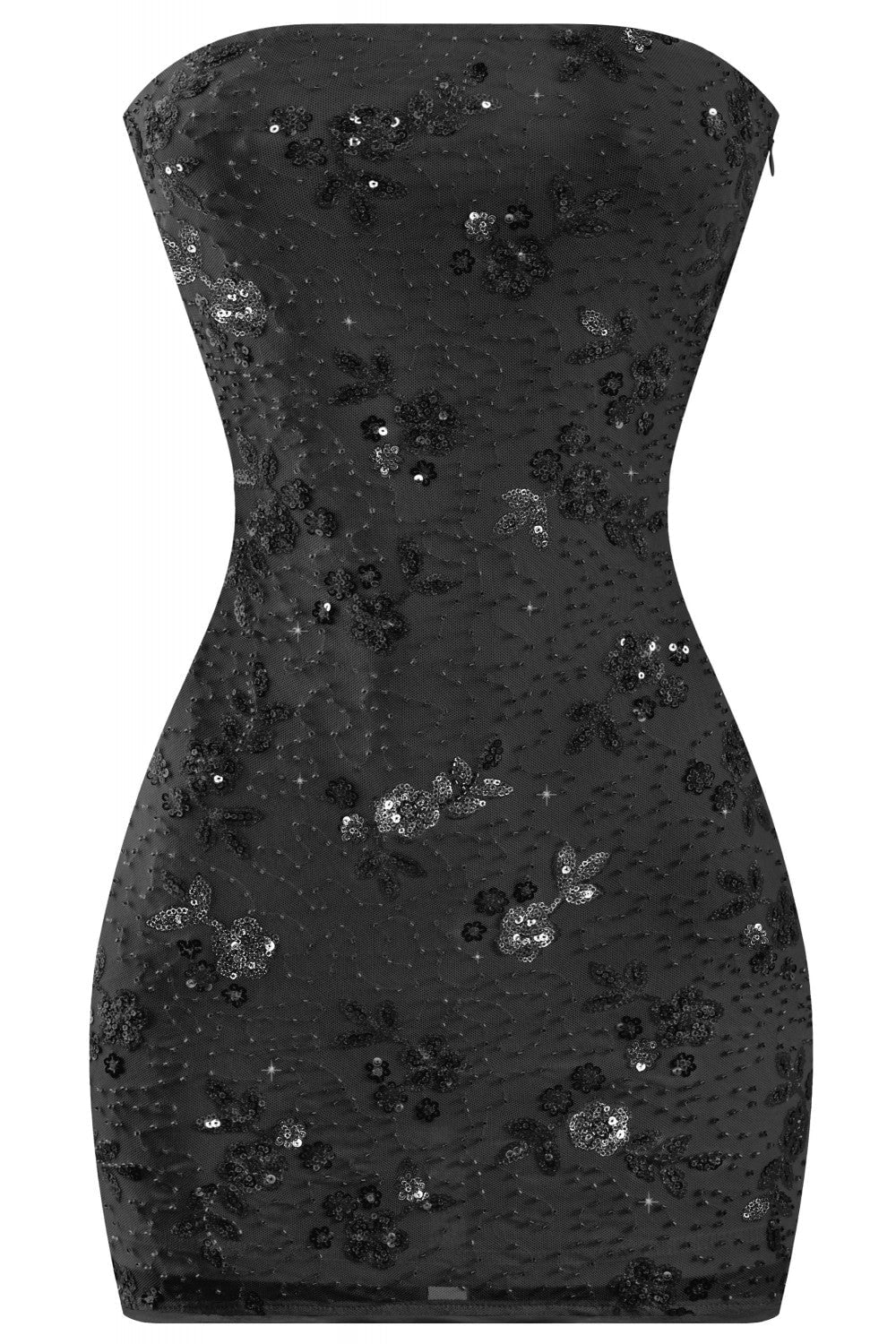 La Rochette Strapless Mini Dress Black - Style Delivers