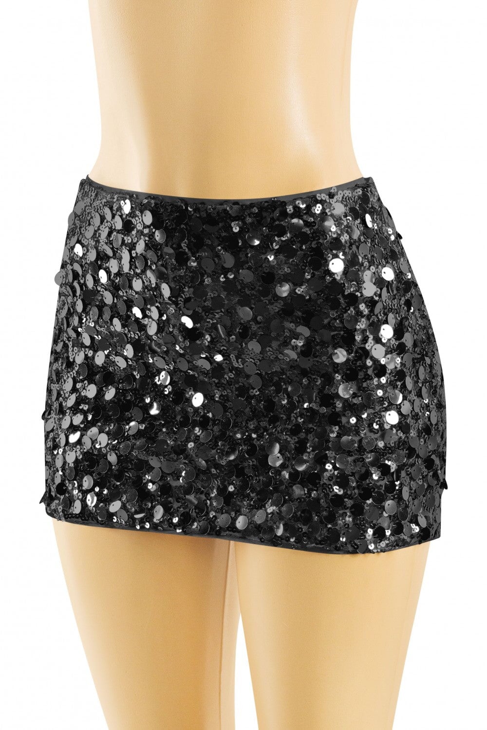 Shake it Off Sequin Skirt Black - Style Delivers
