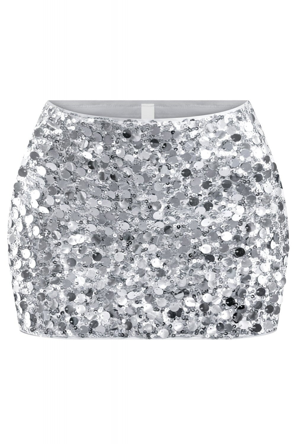 Shake it Off Sequin Skirt Silver - Style Delivers