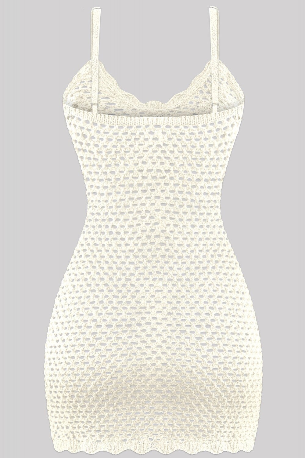 Camilla Crochet Mini Dress Baby Ivory ** - Style Delivers
