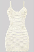 Camilla Crochet Mini Dress Baby Ivory ** - Style Delivers