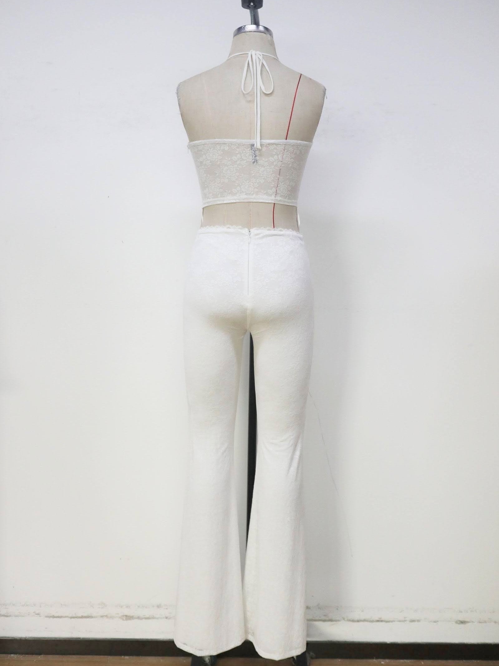 Hold Up Wait a Minute Jumpsuit White - Style Delivers