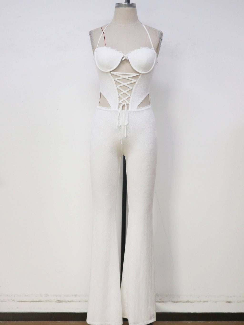 Hold Up Wait a Minute Jumpsuit White - Style Delivers