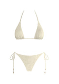Beige Zig Zag Bikini - Style Delivers