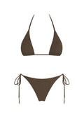 Brown & Gold Hardware String Bikini - Style Delivers
