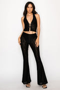 Bianca Lace Two Piece Set Black - Style Delivers