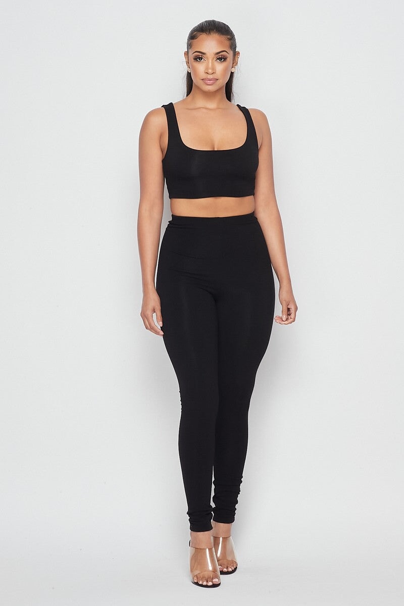 Jetsetera Two Piece Set Black - Style Delivers