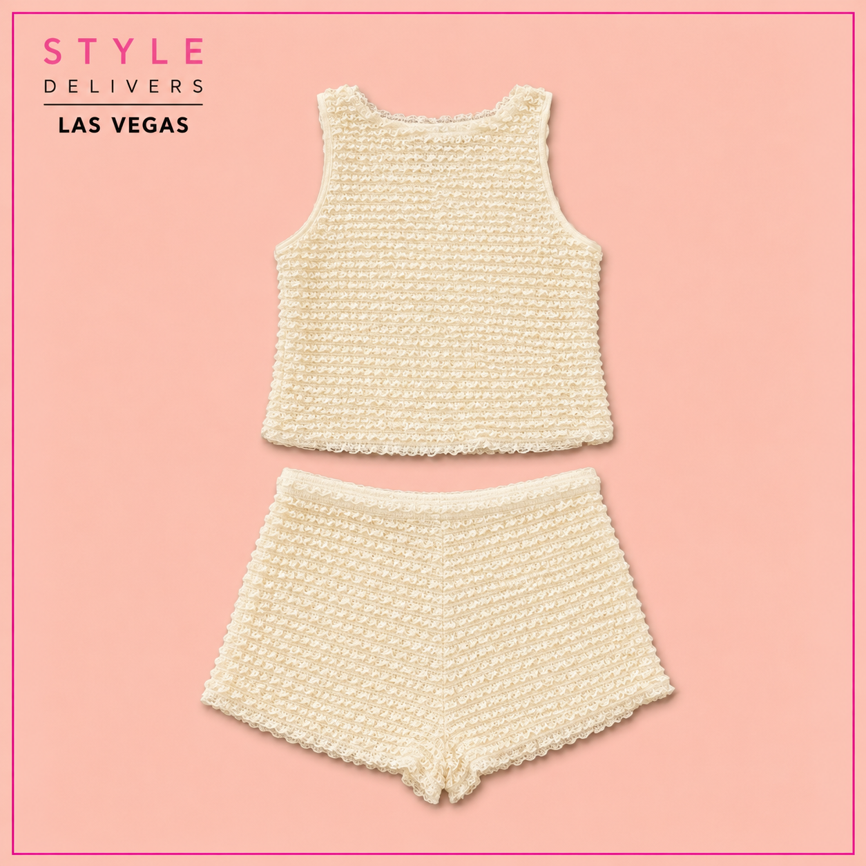 Lula Two Piece Set Cream (No Discount)