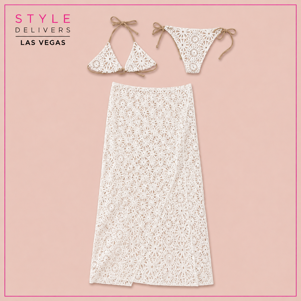 Resort Very Demure Set White (No Promo)