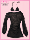 Beauty Within Mesh 3 Piece Set Black