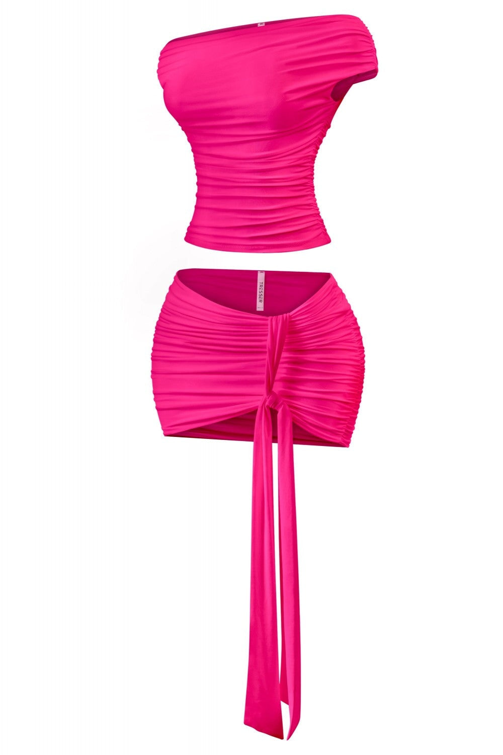 Cassandra Two Piece Set Fuschia - Style Delivers
