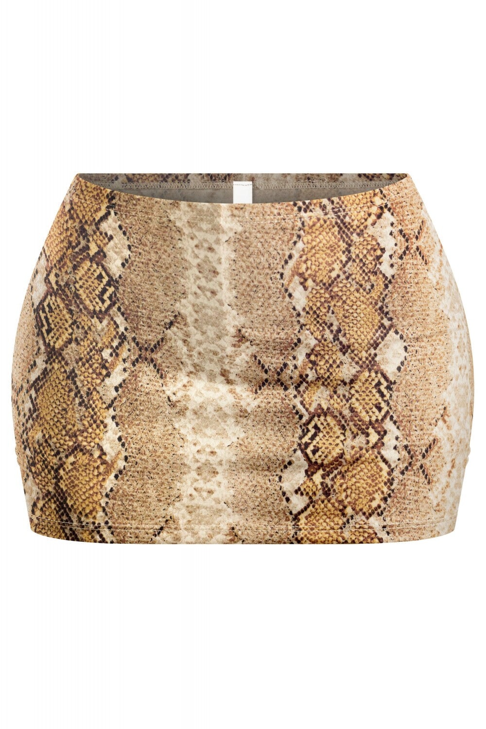 Low Waisted Snake Print Mini Skort - Style Delivers