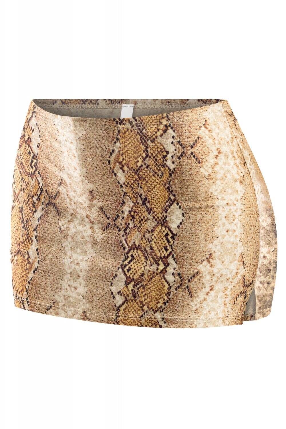 Low Waisted Snake Print Mini Skort - Style Delivers