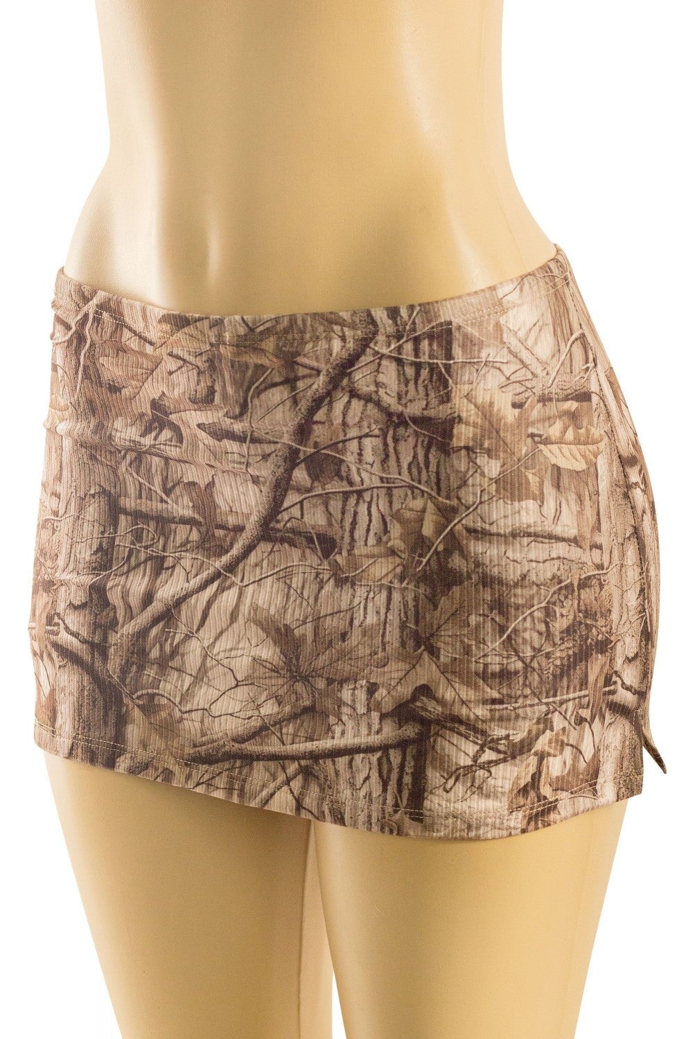 Low Waisted Foilage Print Mini Skort - Style Delivers