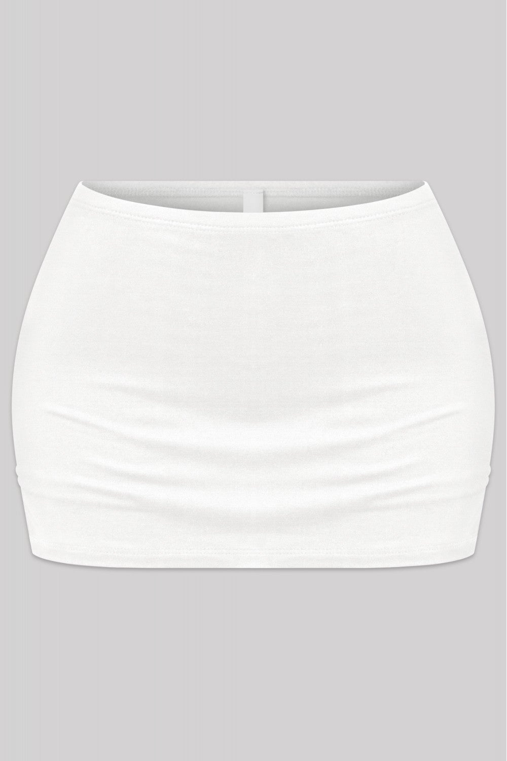 Low Waisted Skort Off White - Style Delivers