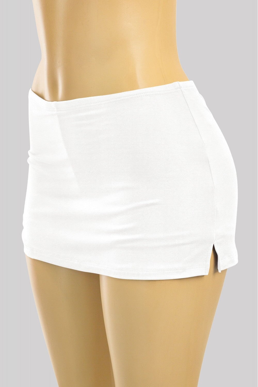 Low Waisted Skort Off White - Style Delivers