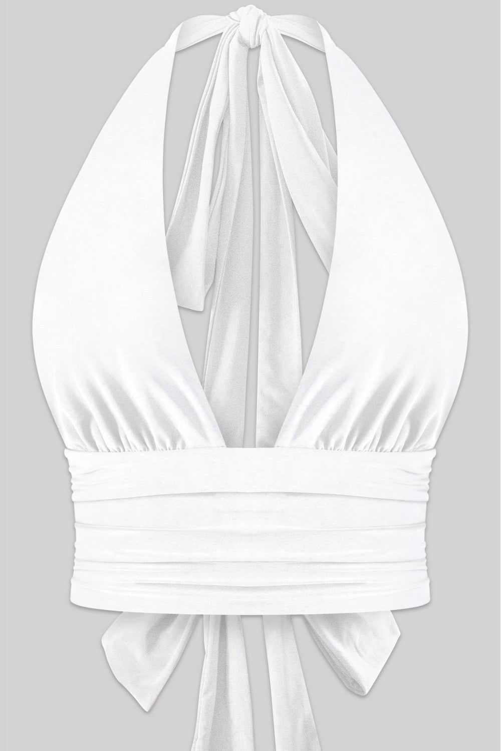 Addison Halter Top Ivory - Style Delivers