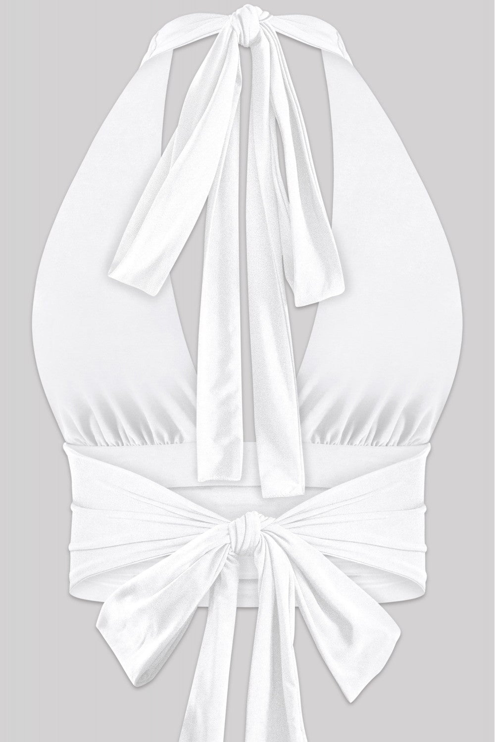 Addison Halter Top Ivory - Style Delivers