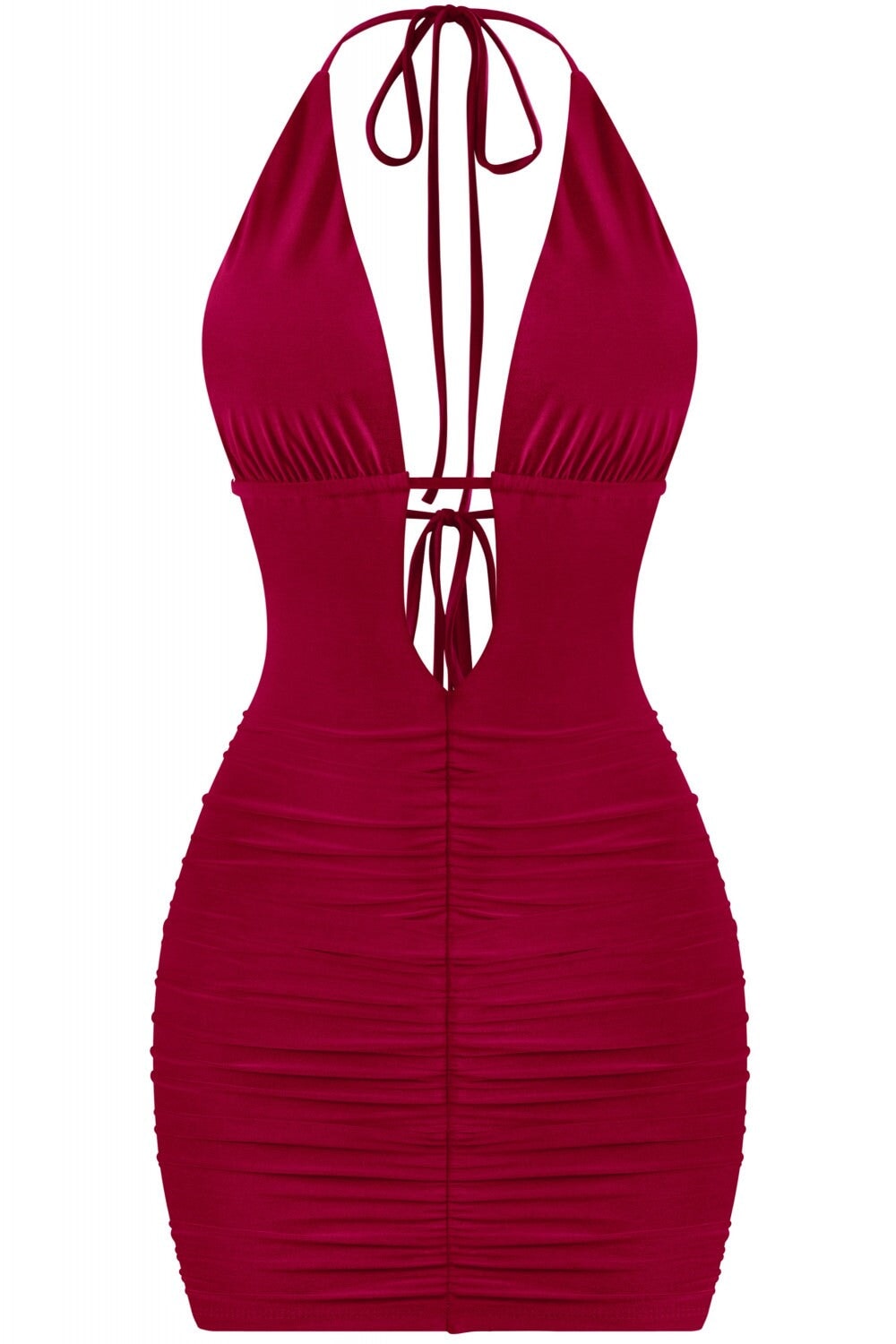 100 Shots Mini Dress Burgundy - Style Delivers