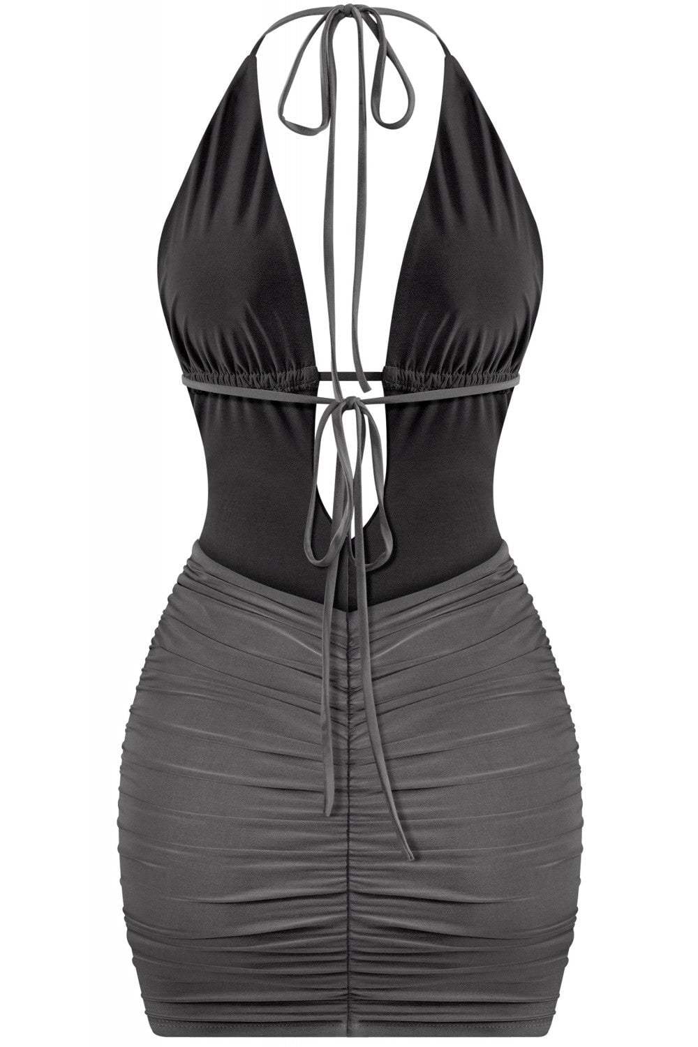 100 Shots Mini Dress Grey - Style Delivers