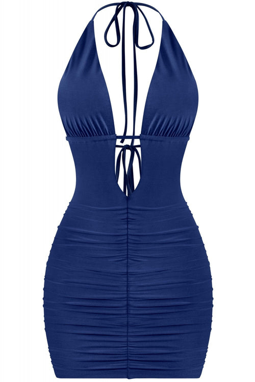 100 Shots Mini Dress Navy - Style Delivers