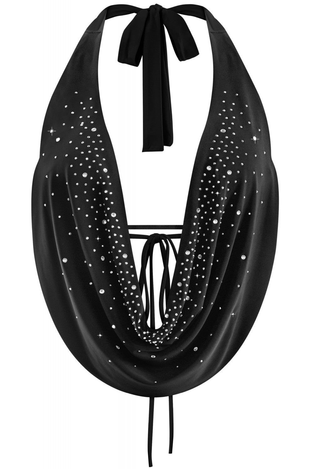 Sexy AF Rhinestone Top Black - Style Delivers
