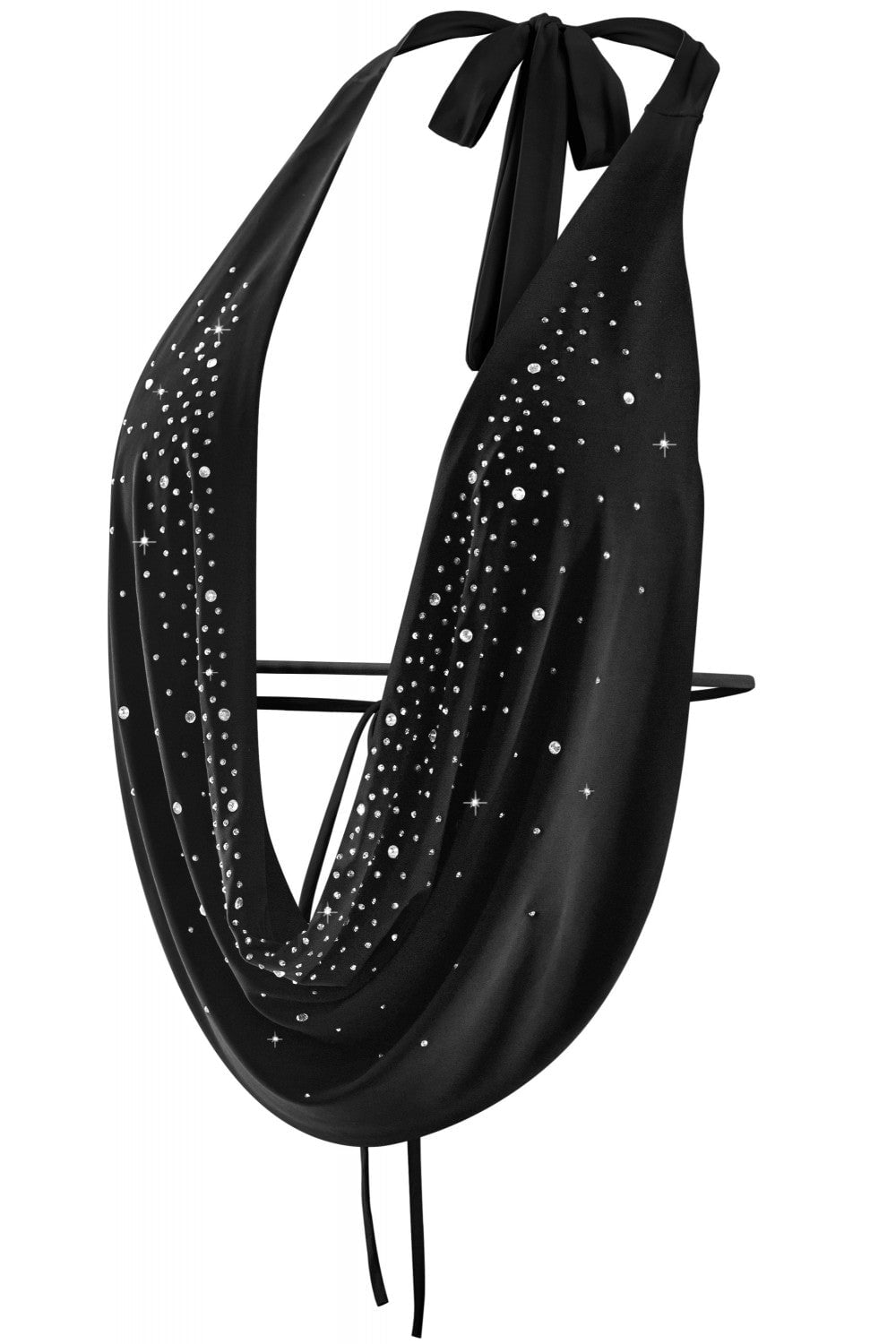 Sexy AF Rhinestone Top Black - Style Delivers