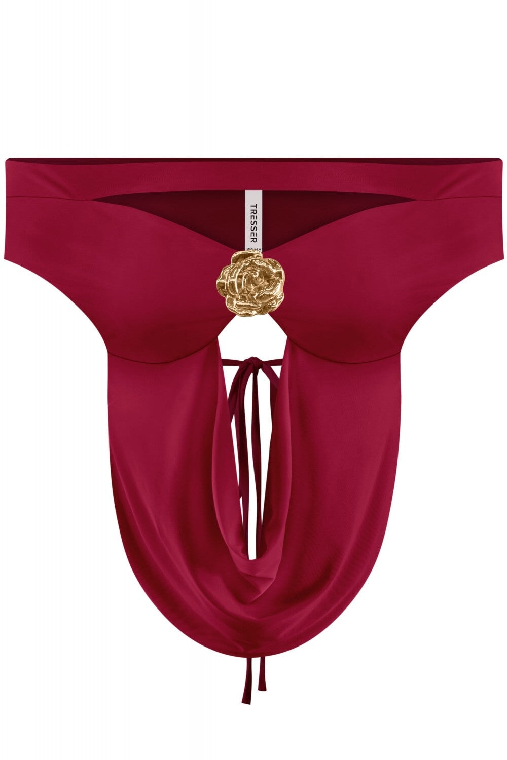 Fleur Top Burgundy - Style Delivers