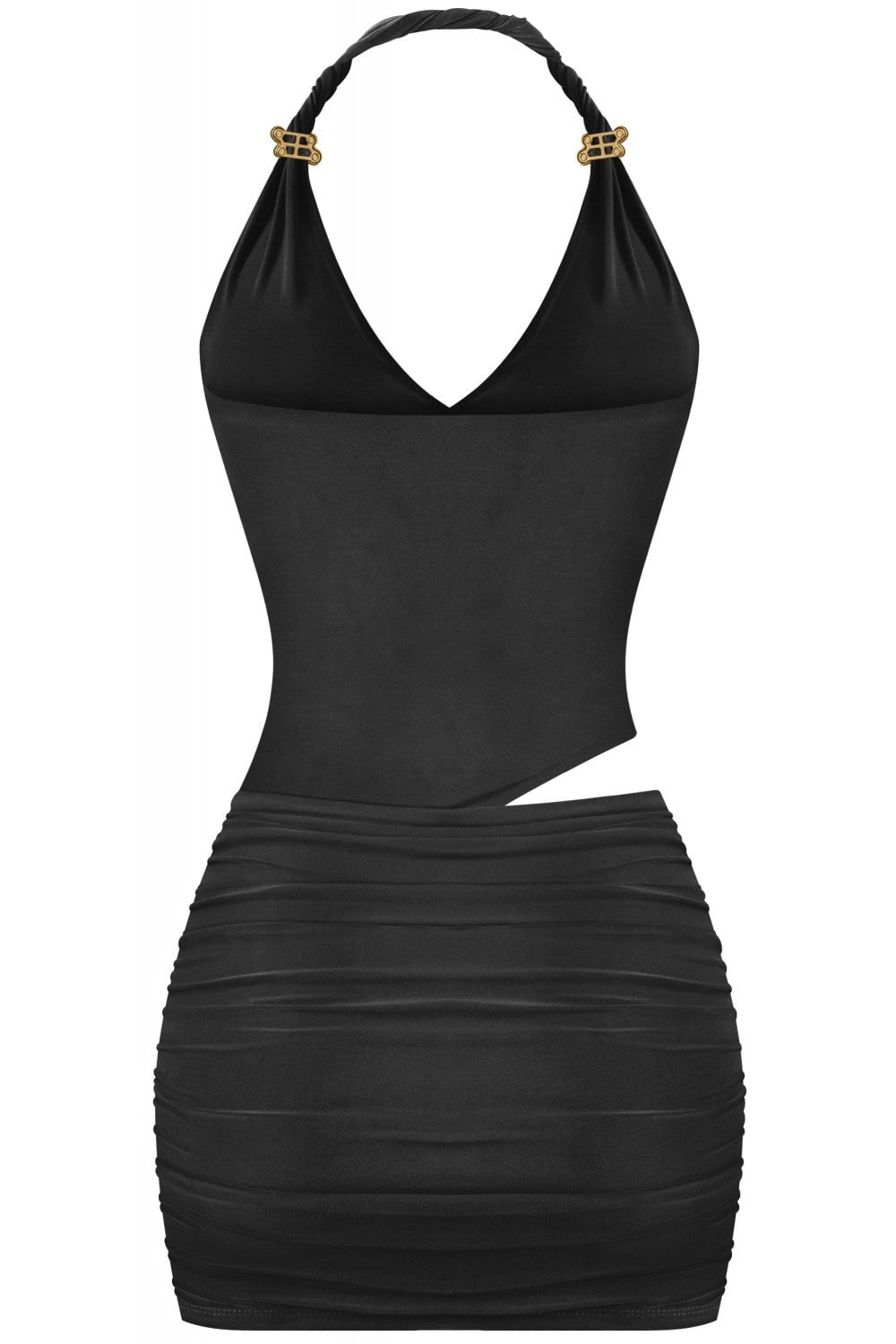 Twisted Sister Mini Dress Black - Style Delivers