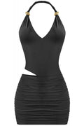 Twisted Sister Mini Dress Black - Style Delivers