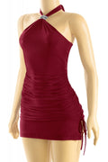 She's a Betty Mini Dress Burgundy - Style Delivers