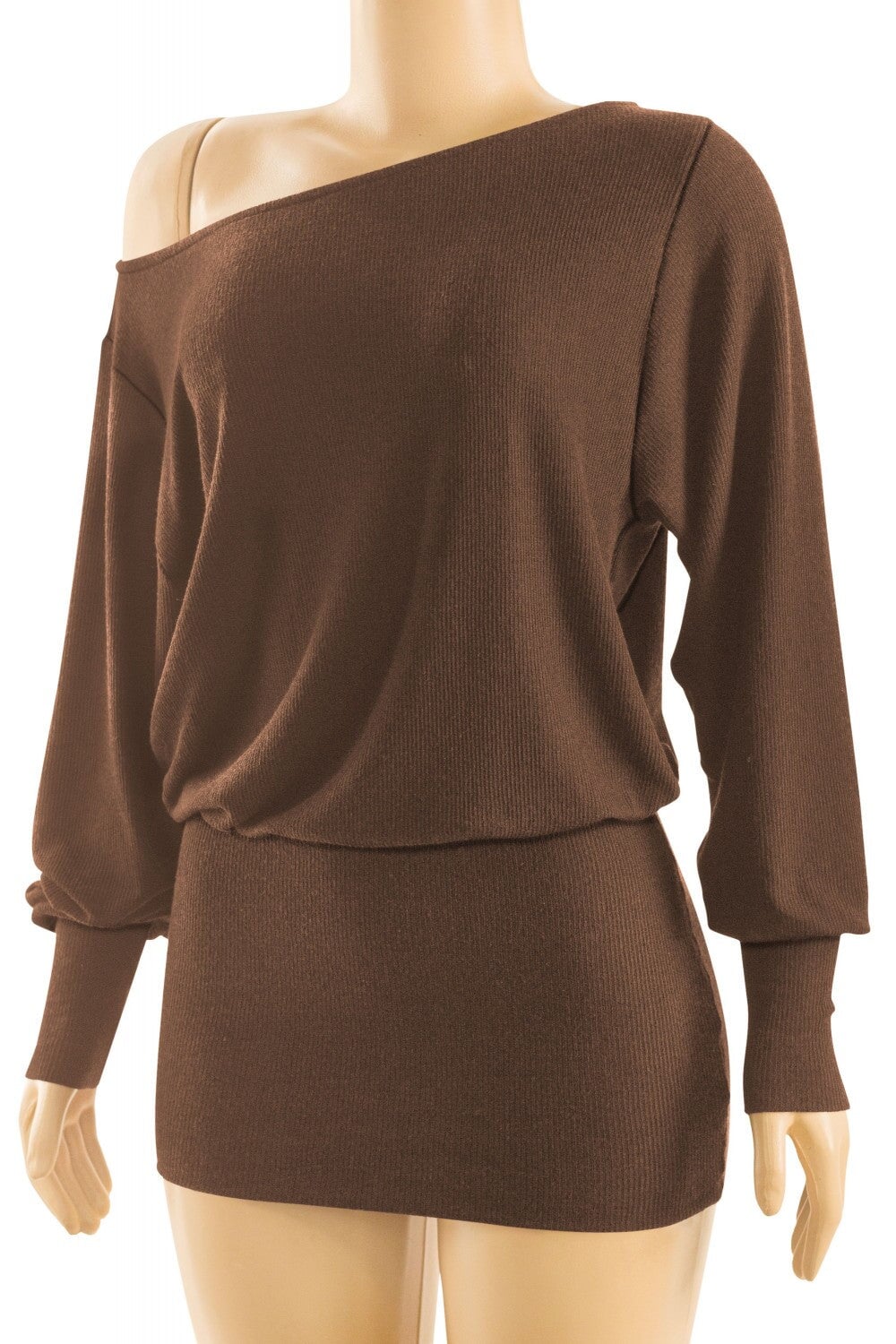 Cipriana Mini Dress Brown - Style Delivers
