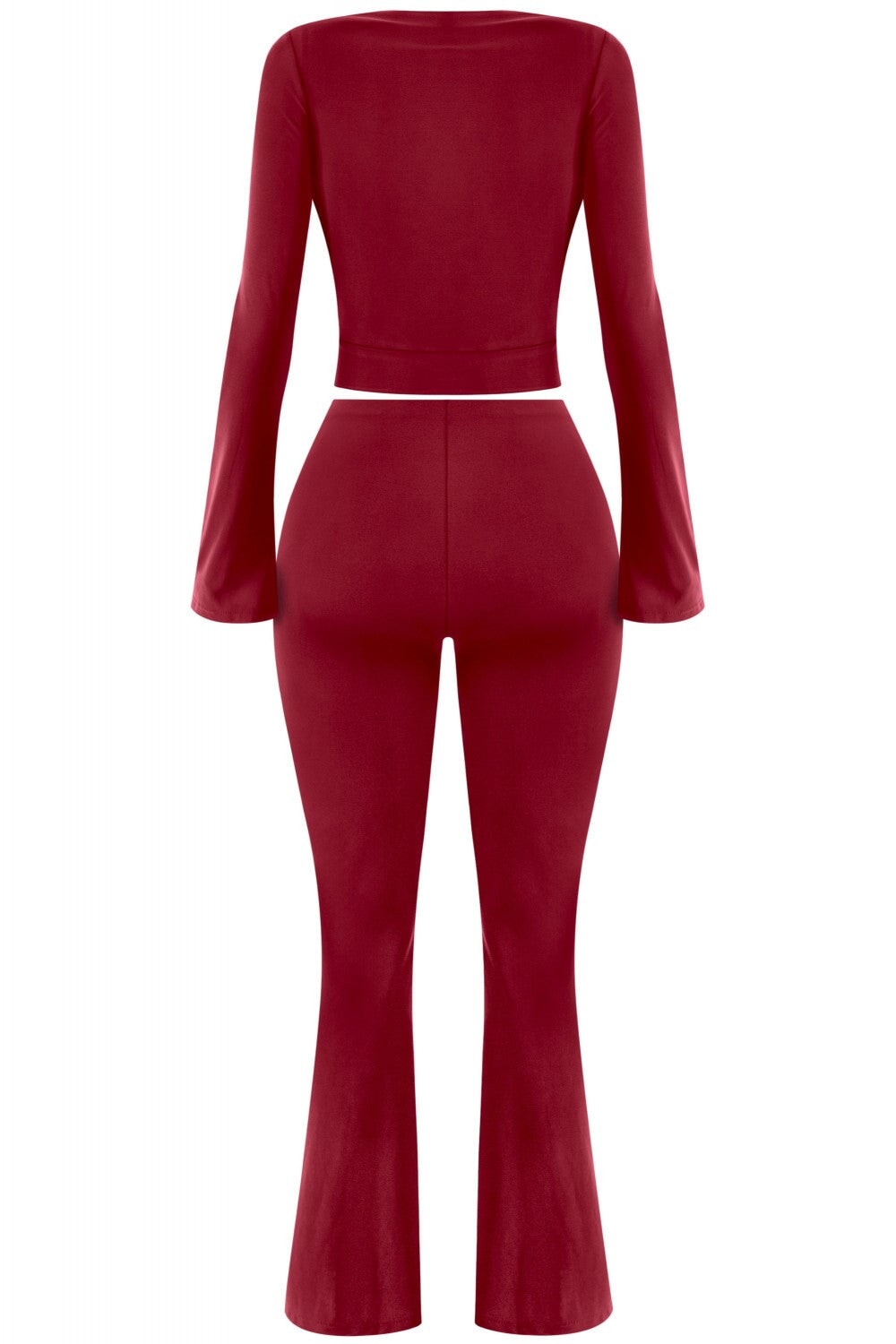Night Moves Two Piece Set Burgundy - Style Delivers
