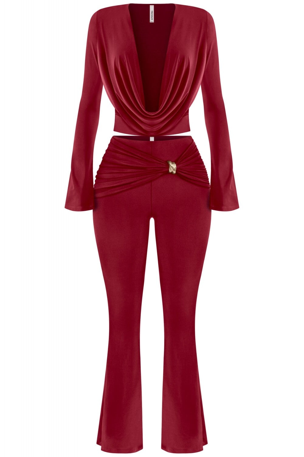 Night Moves Two Piece Set Burgundy - Style Delivers