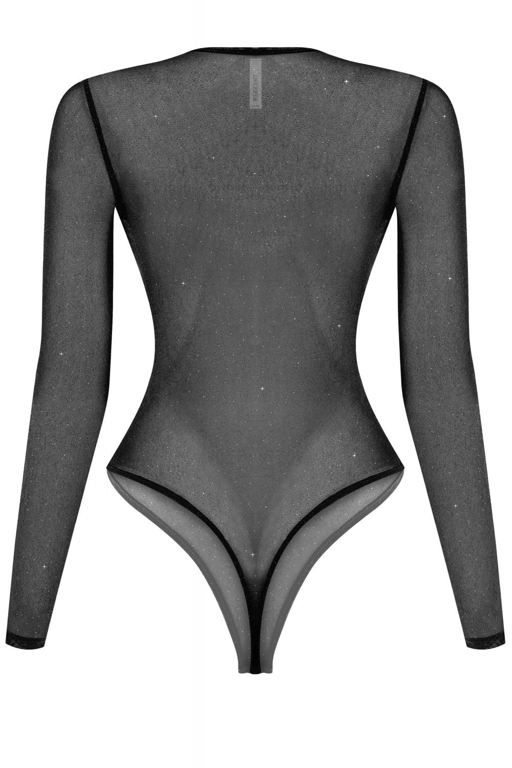 Still Got It Sheer Glitter Bodysuit Black - Style Delivers