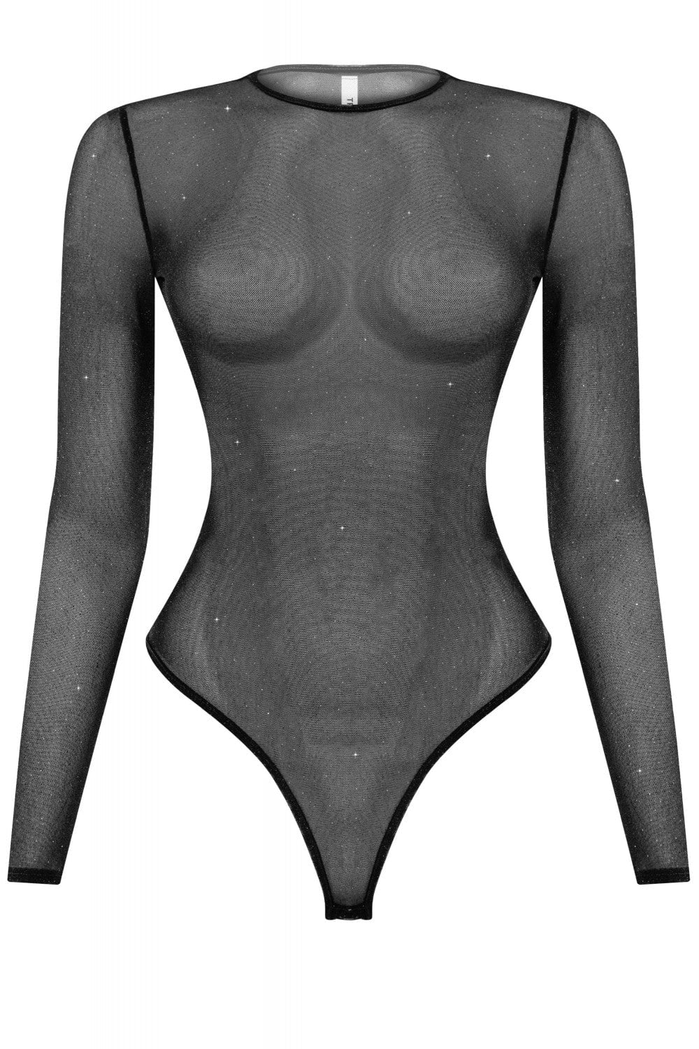 Still Got It Sheer Glitter Bodysuit Black - Style Delivers