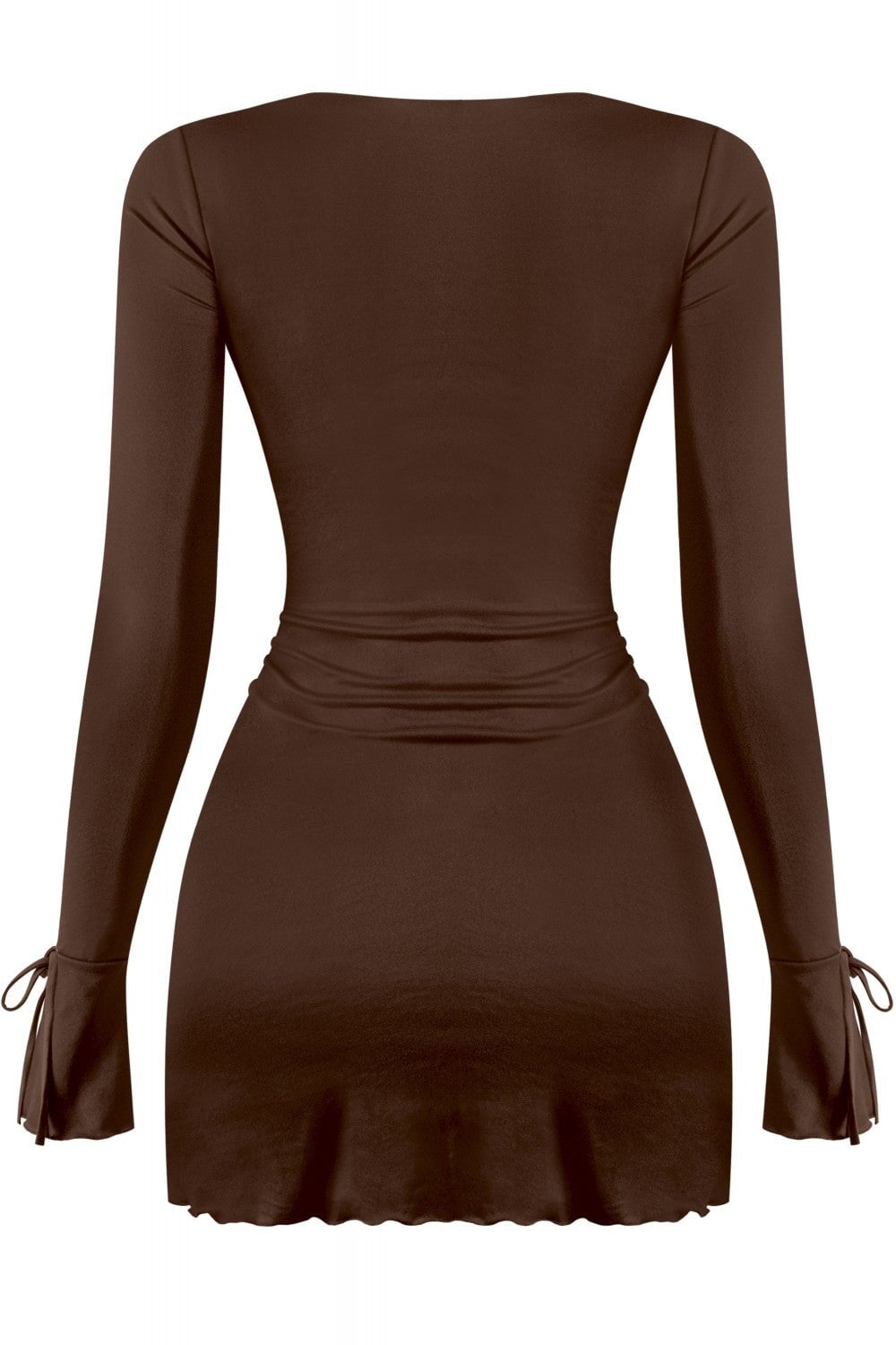 Dear Diary Mini Dress Brown - Style Delivers