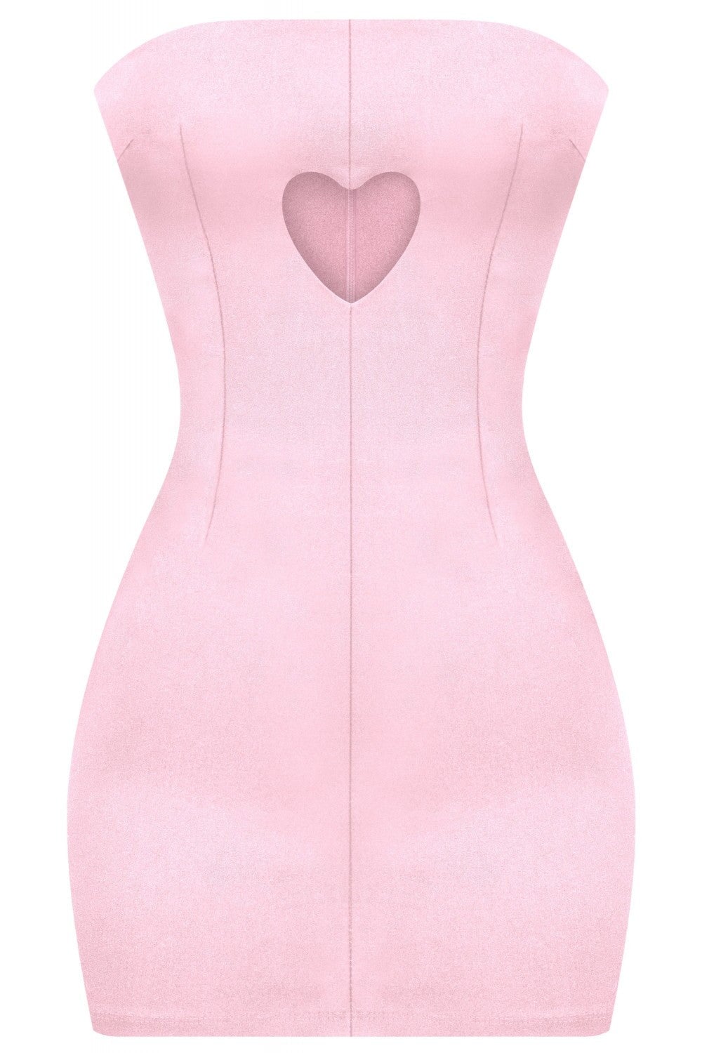 Heart Attack Strapless Mini Dress Pink - Style Delivers