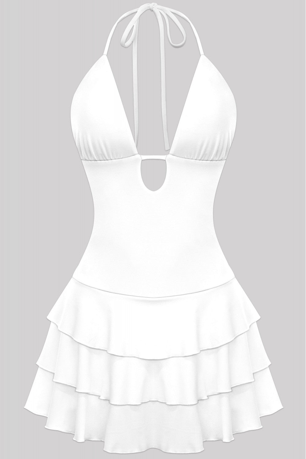 Camille Mini Dress Off White - Style Delivers