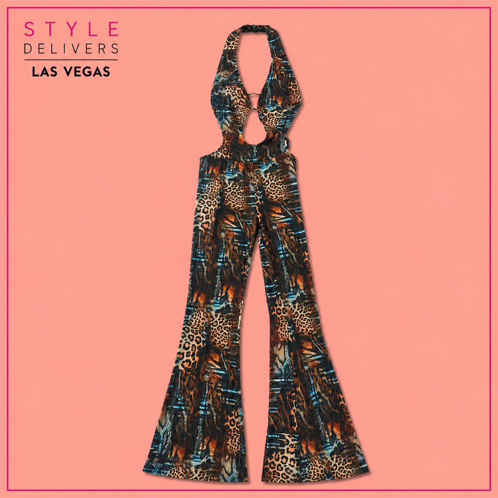 Vixen Charm Jumpsuit Print