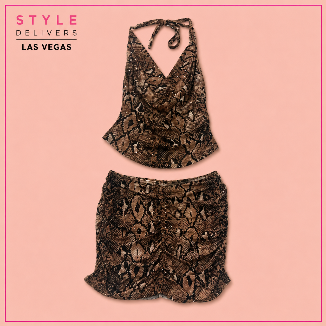 Real WIld One Mesh Set Snake Print (No Promo)