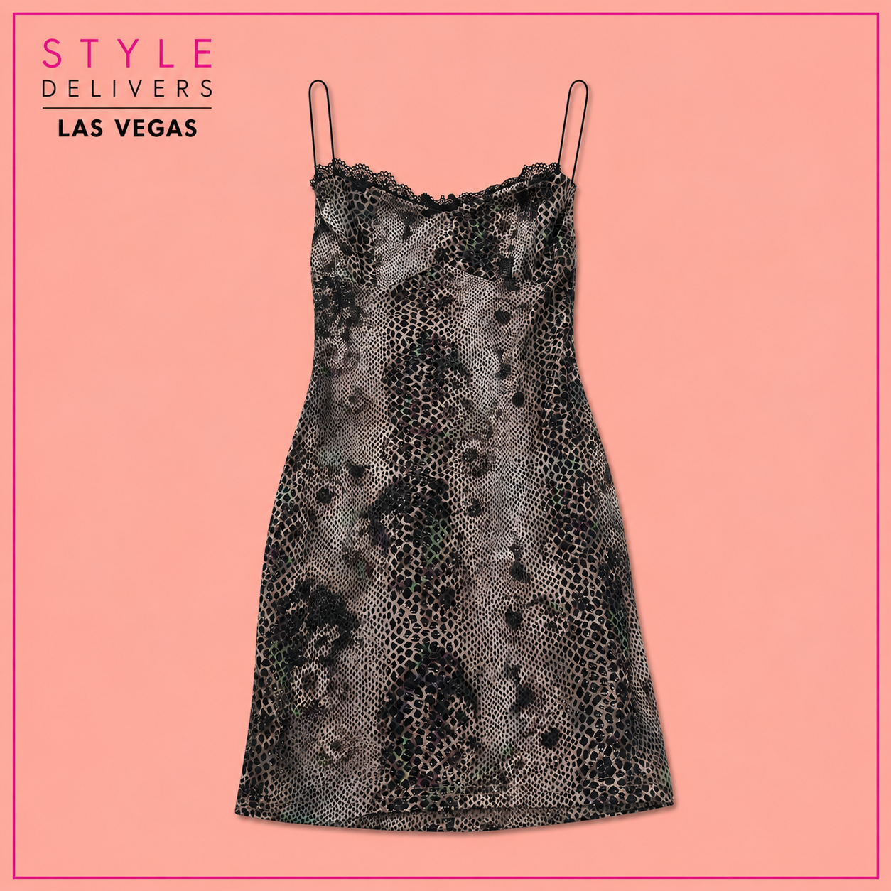 Look Don't Touch Mini Dress Taupe