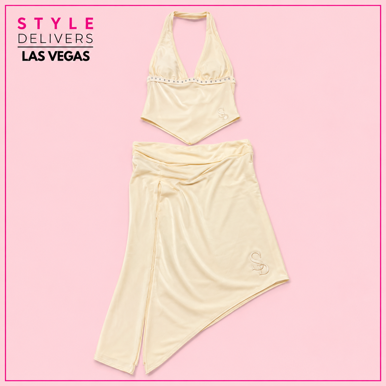 Alameda Two Piece Set Cream (No Discount)