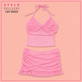 Hush Hush Mesh Two Piece Set Pink