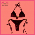 Resort Bikini Skylar Velvet Burgundy (No Promo)