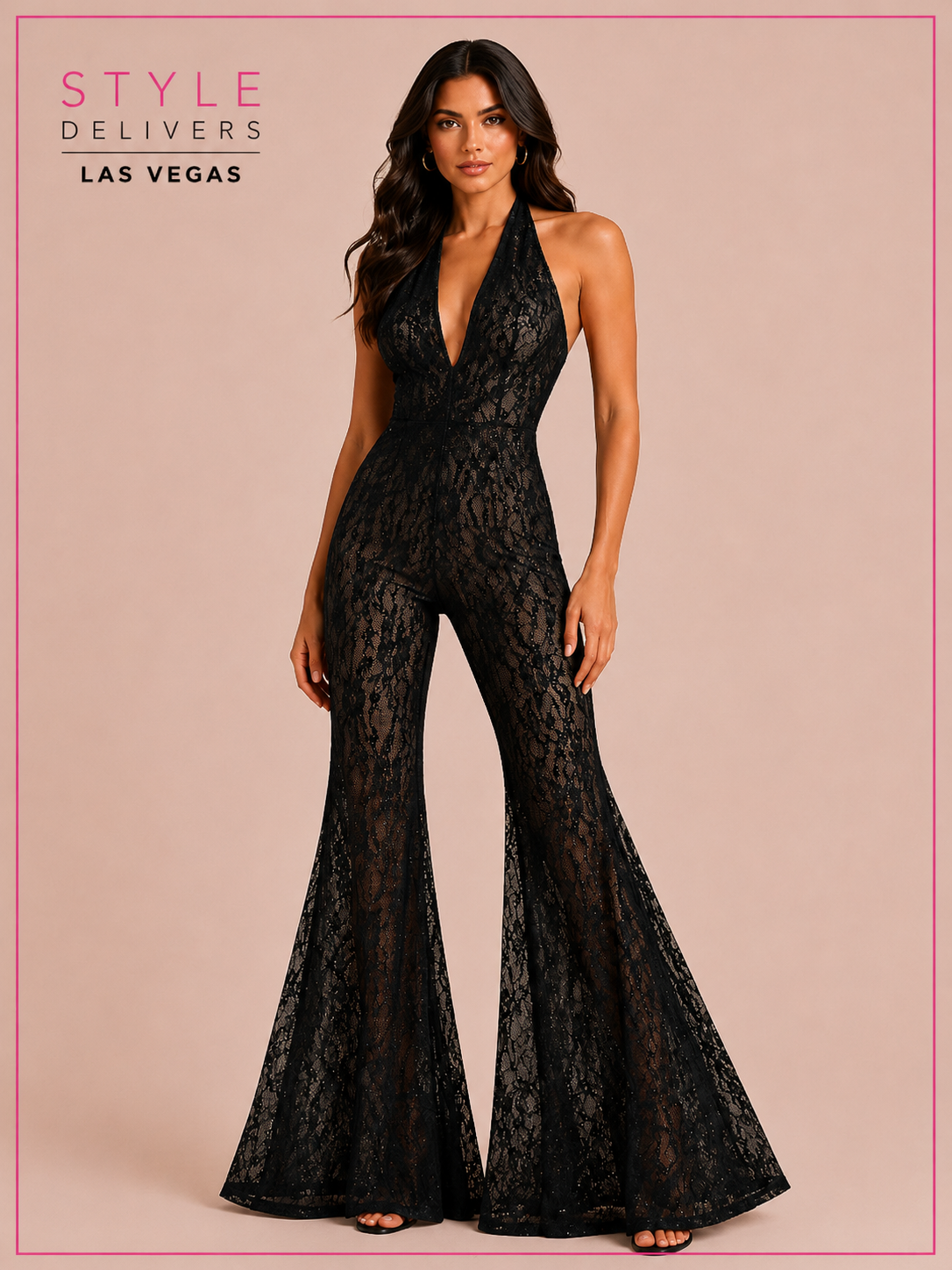 Lianna Backless Jumpsuit Black (No Promo)