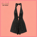 Misbehave Romper Black